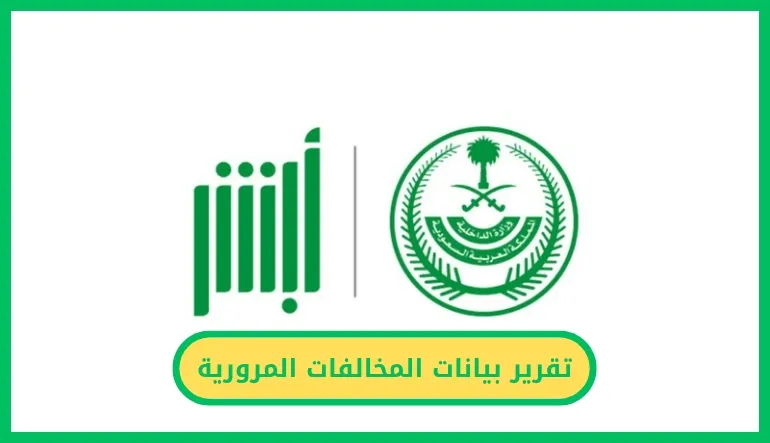 تقرير بيانات المخالفات المرورية