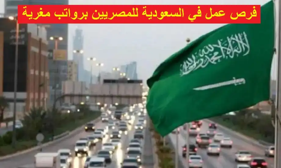   فرص عمل في السعودية للمصريين 