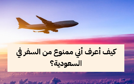   كيف أعرف أني ممنوع من السفر 
