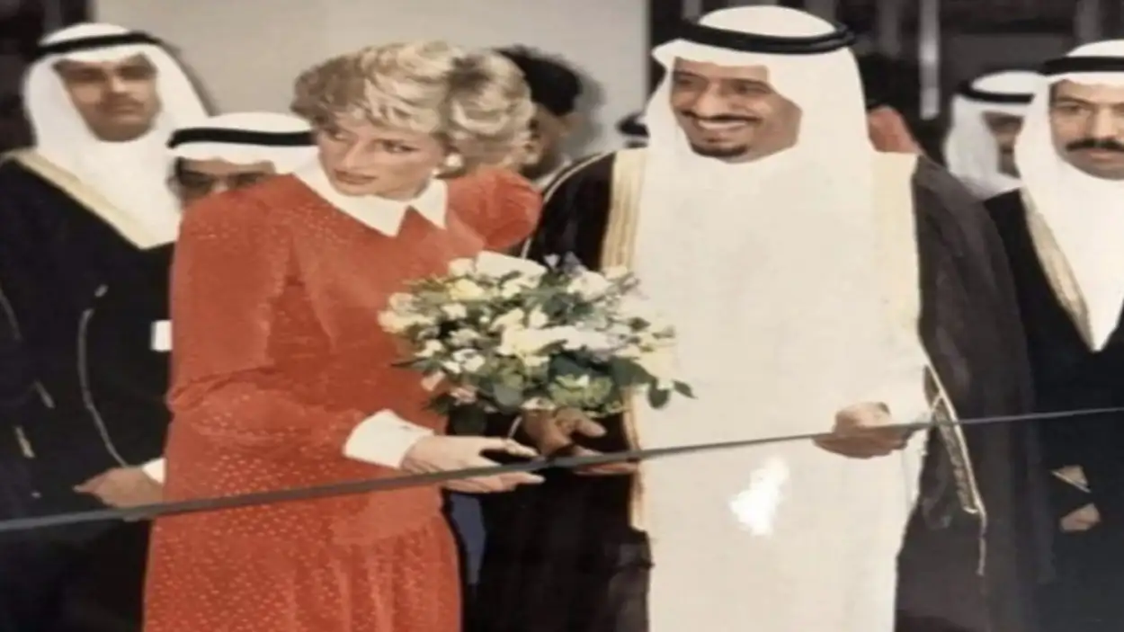 الملك سلمان والاميرة ديانا