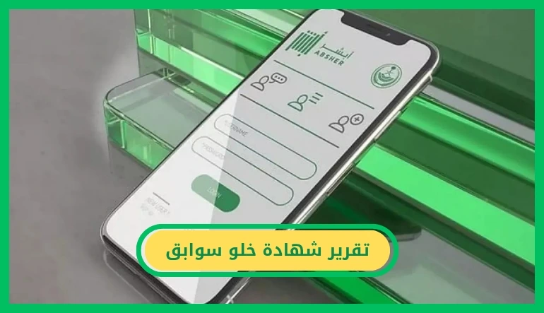 تقرير شهادة خلو سوابق