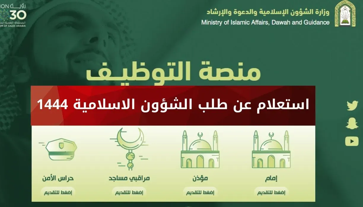   استعلام عن وظيفة مراقب مساجد 