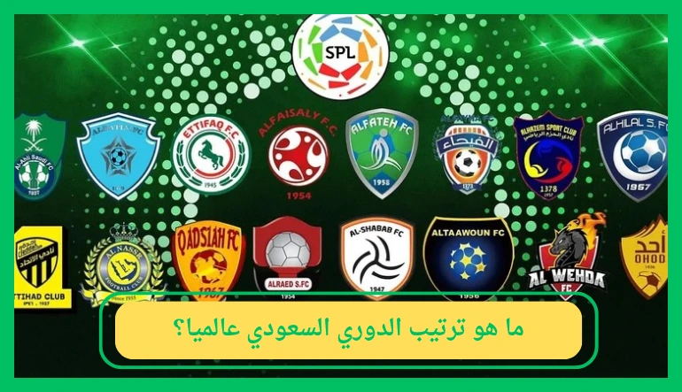   ترتيب الدوري السعودي عالميا 