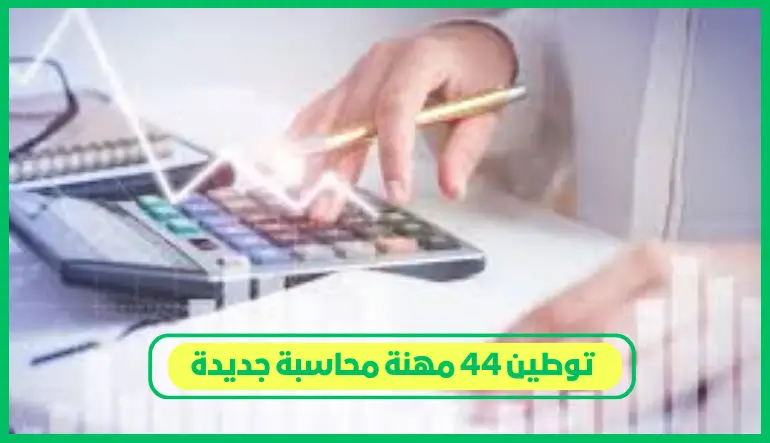 توطين 44 مهنة محاسبة جديدة