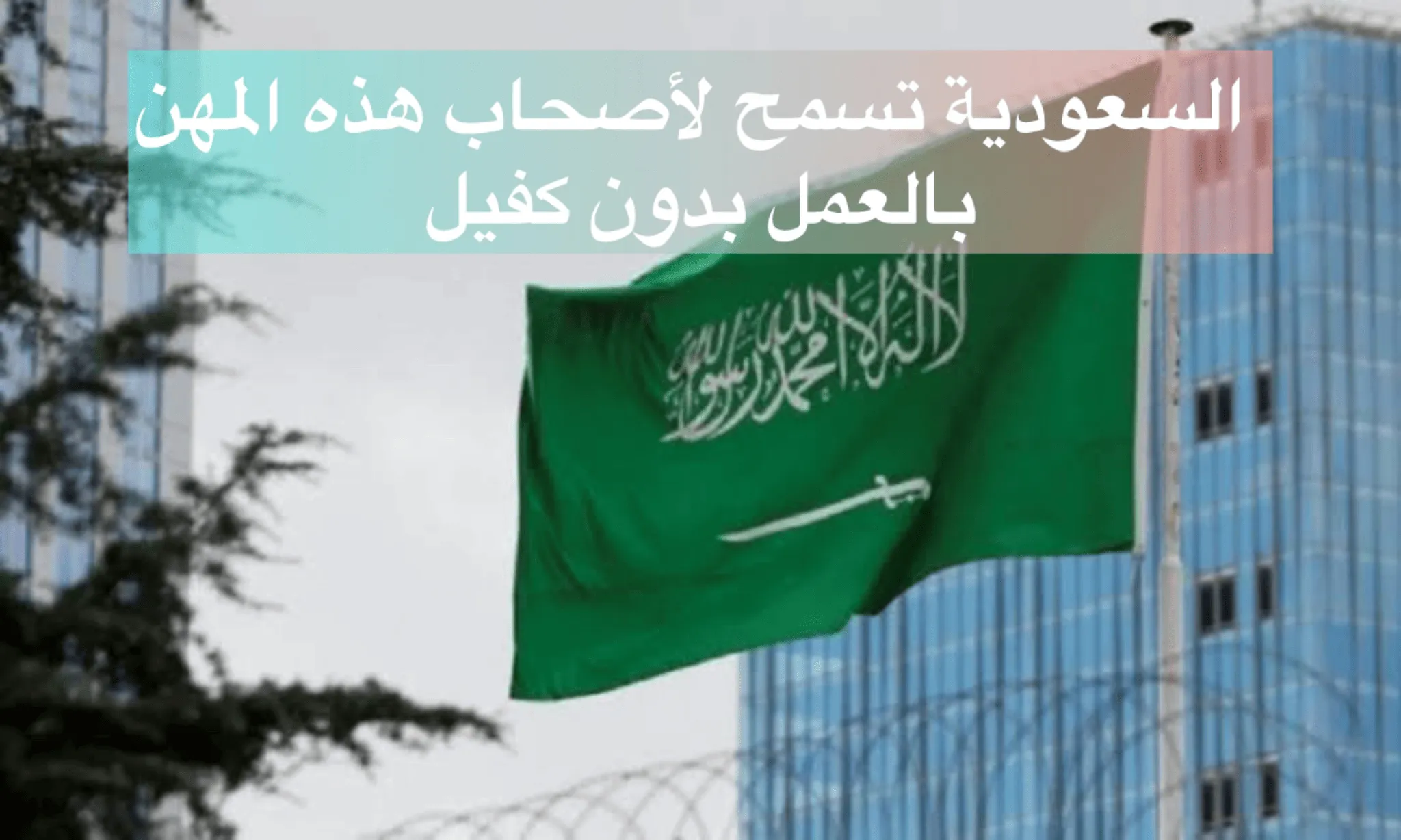   مهن بدون كفيل 